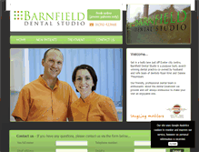 Tablet Screenshot of barnfielddentalstudio.com